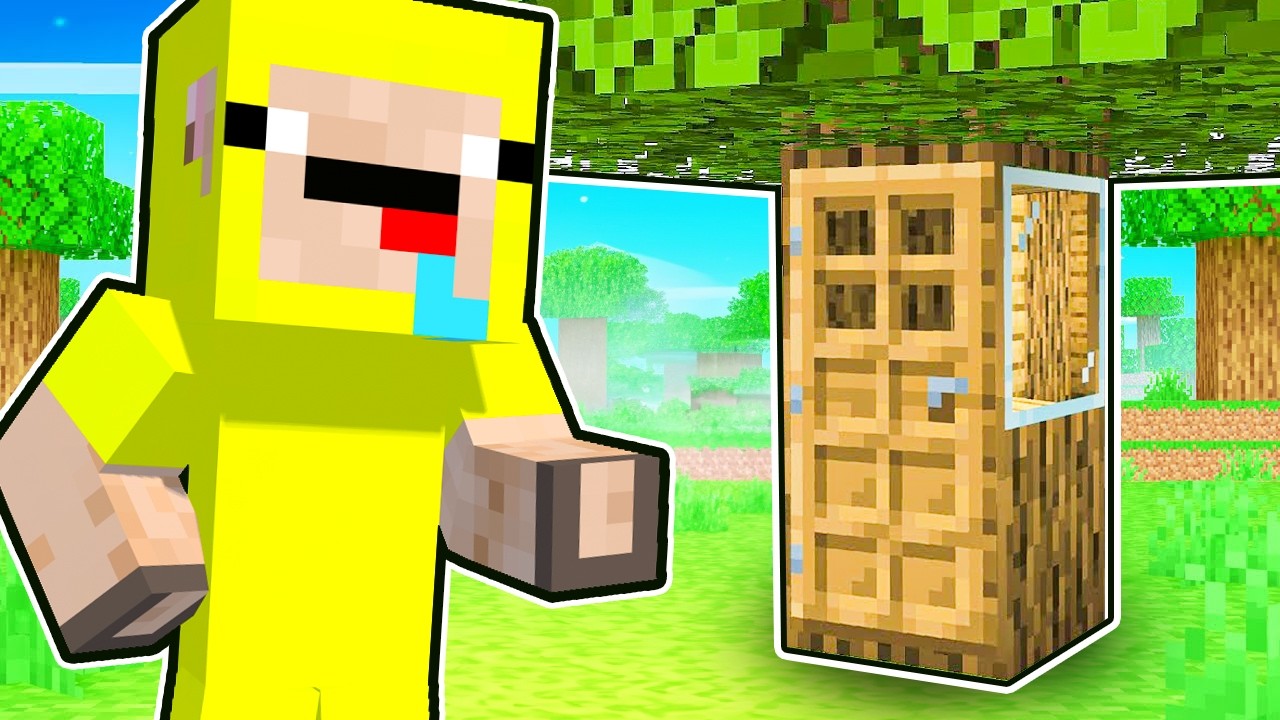 JAK ZBUDOWAĆ TAJNĄ BAZE w DRZEWIE w Minecraft? *Twój kolega jej nie znajdzie*