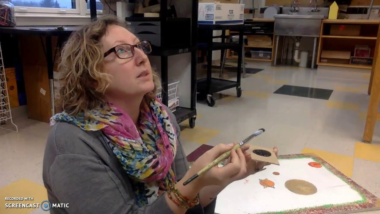 Painting Ceiling Tiles