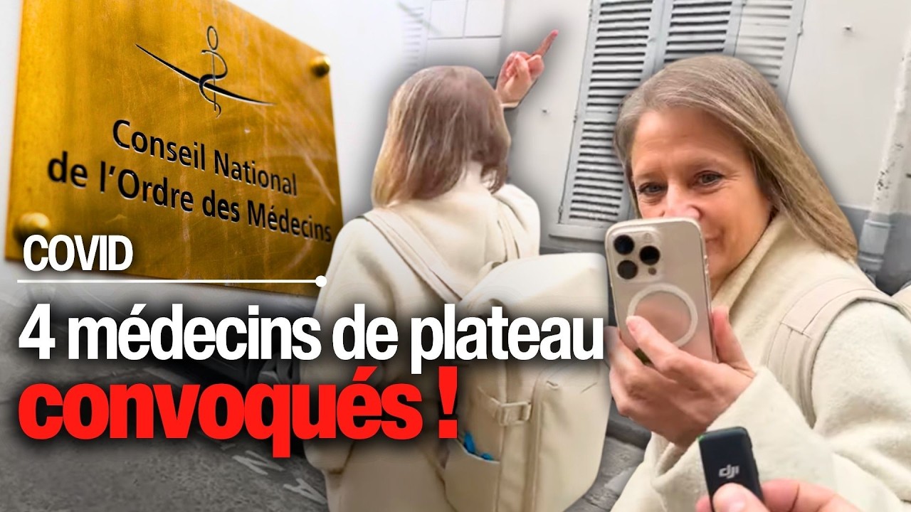 🚨🥼💉 Covid : 4 m&eacute;decins devant le Conseil de l&rsquo;ordre