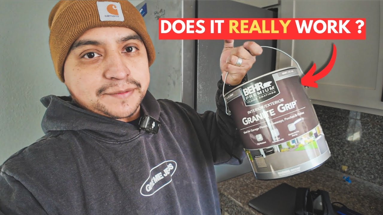 Trying Behr Granite Grip Coating...Is It Worth It?