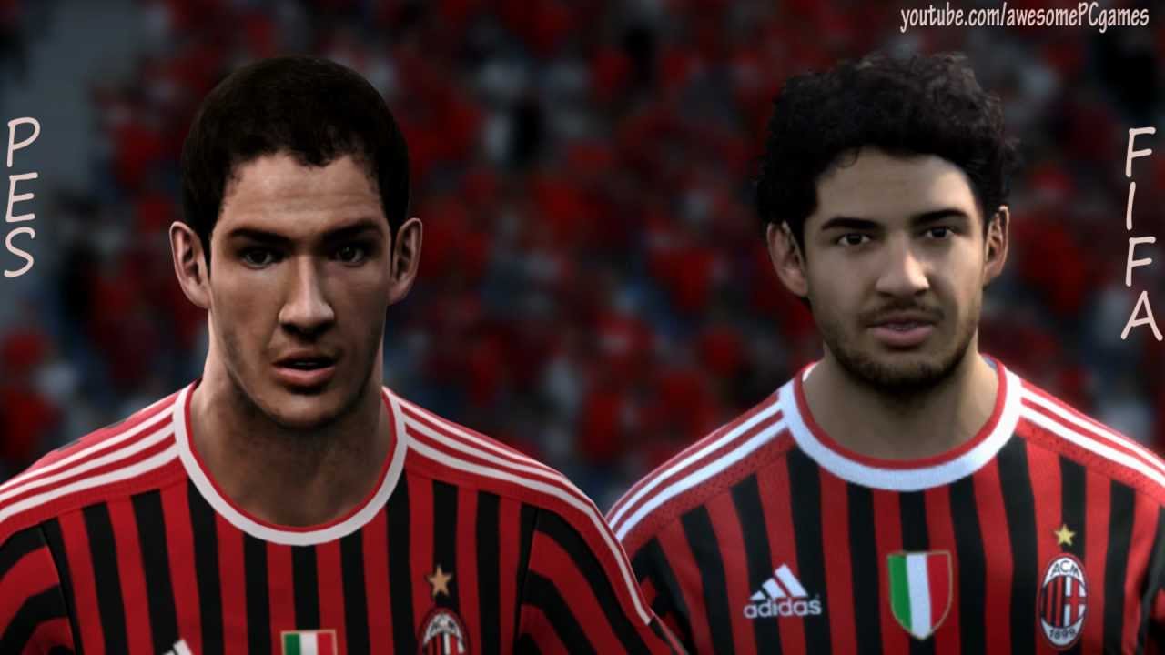 FIFA 12 vs PES 12 Head to Head - Faces HD 1080p