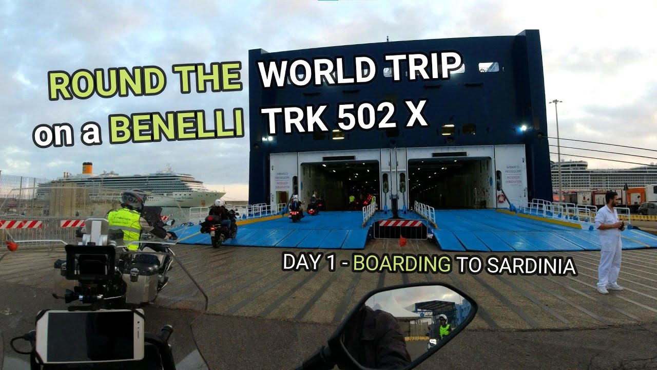 From Civitavecchia to Olbia and first ride - Sardinia day 1 [S1-Ep.02]