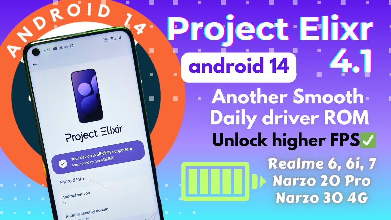 Realme 6, 6i, 7, Narzo 20 Pro и Narzo 30 4G: Обзор Project Elixir 4.1
