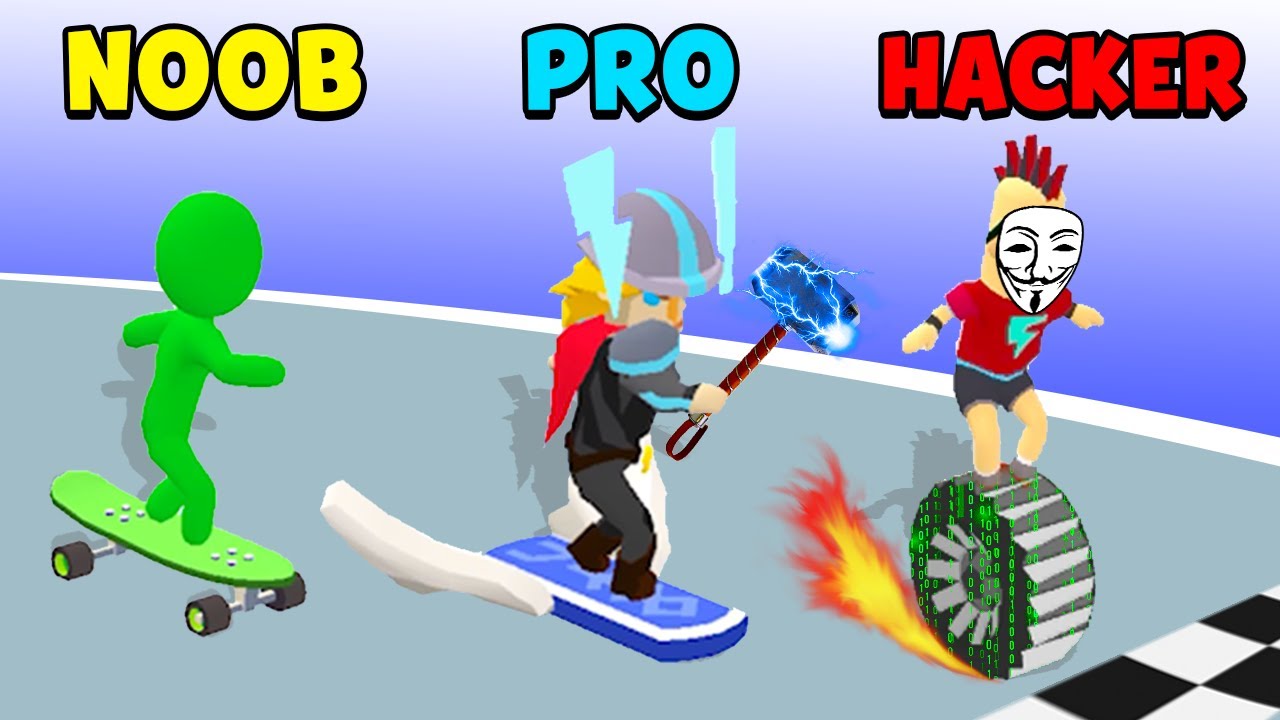 NOOB vs PRO vs HACKER - Turbo Stars