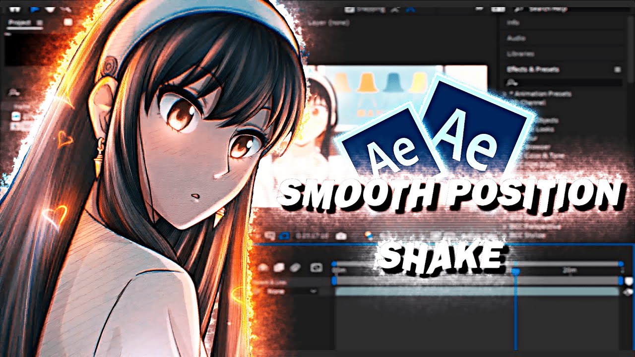 Smooth Position Shake | After Effects Tutorial | AMV Tutorial |