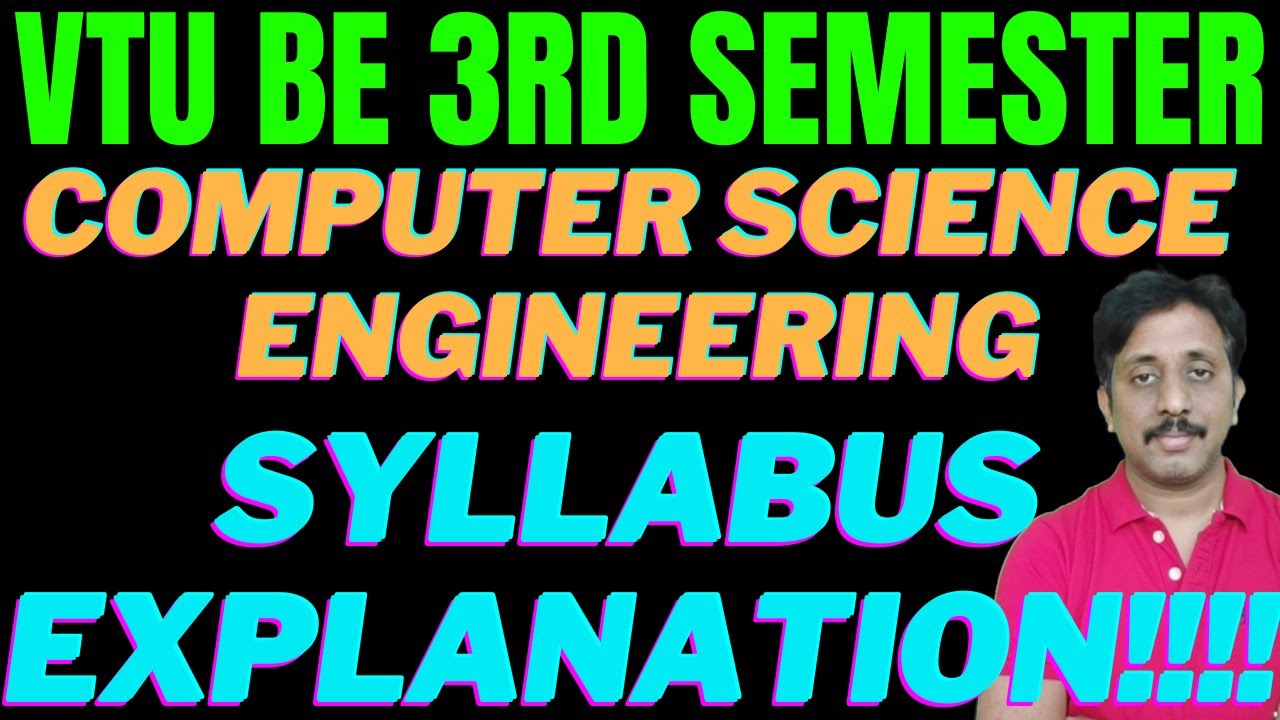 BE 3rd SEM CSE Syllabus |VTU 3rd Sem CSE Syllabus |BE 3rd sem syllabus |2021 |CSE Course details
