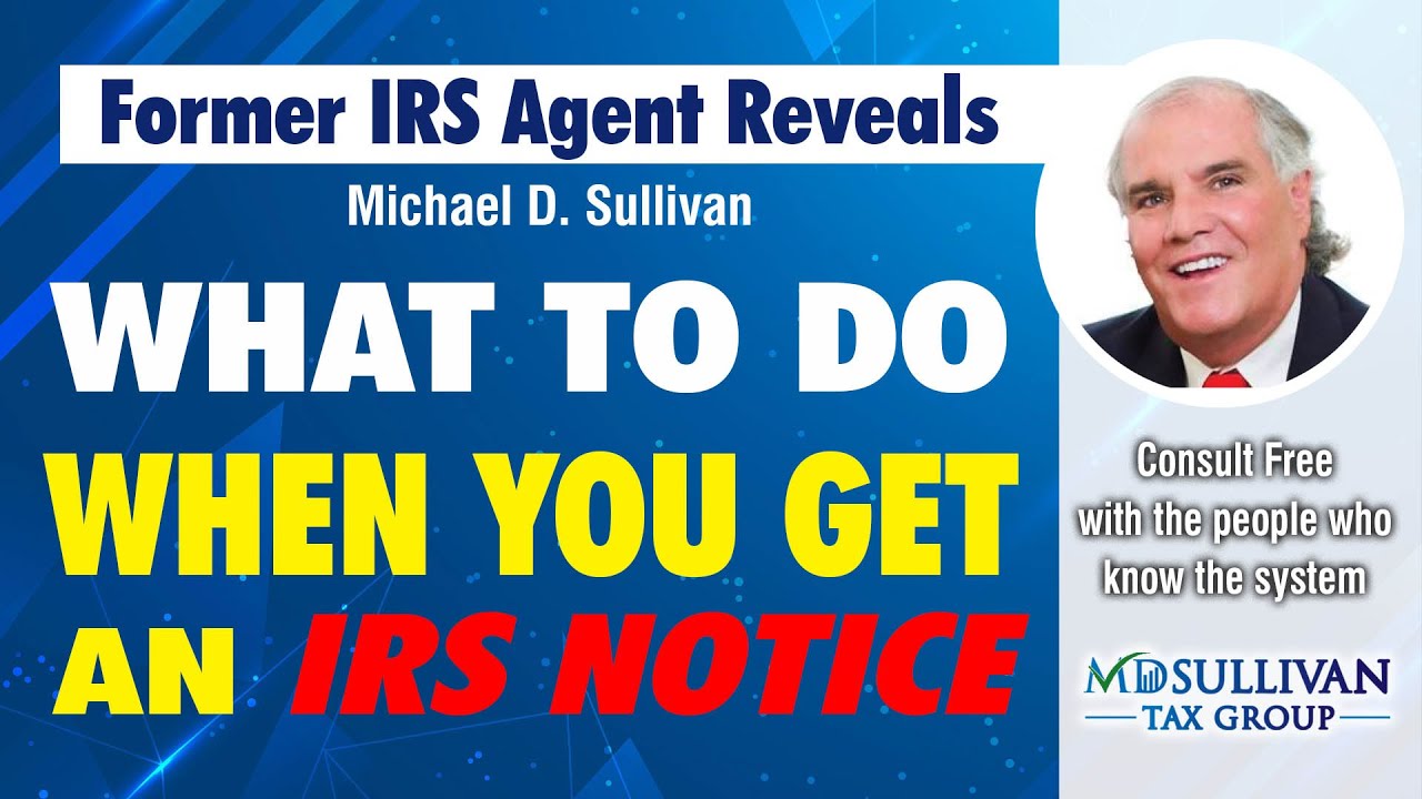 Former IRS Agent - Receive a IRS Final Notice Of Intent To Levy, Do Not Sweat It, You Have More Time