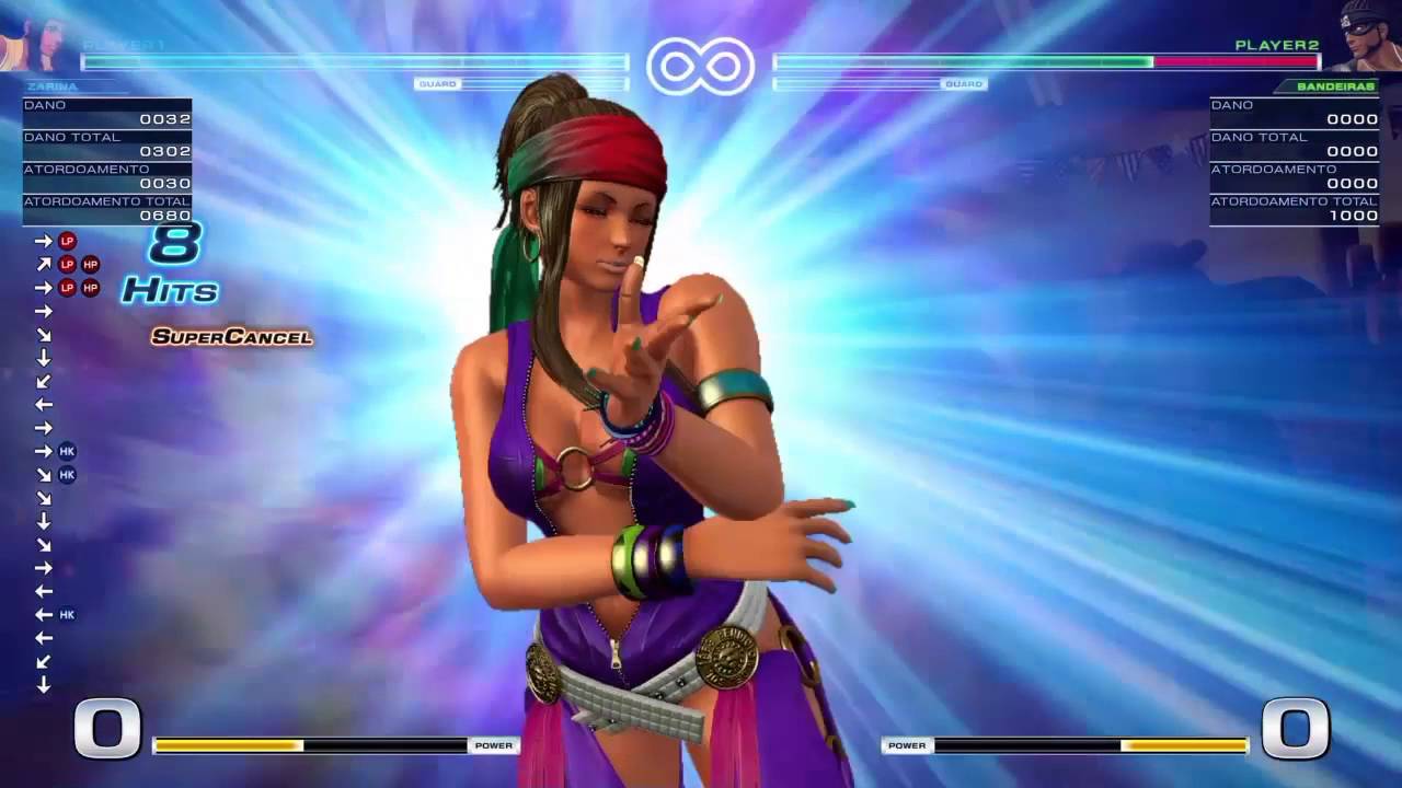 Kof XIV zarina Combos