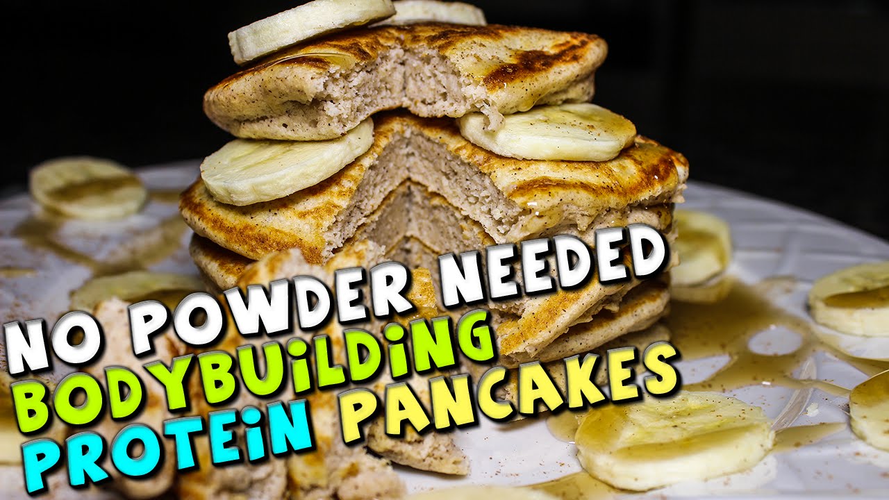 Bodybuilding PROTEIN Pancakes Recipe (No Powder Needed)