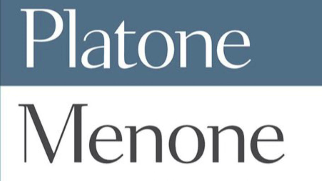 Il Menone di Platone