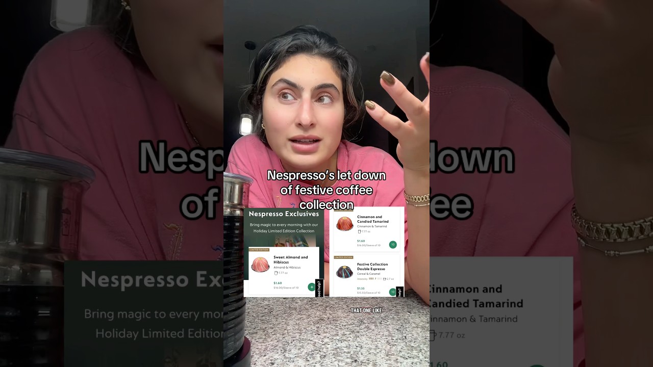 Праздничная коллекция кофе Nespresso #кофе #nespresso #nespressoofestivecollection #nespressocoffee
