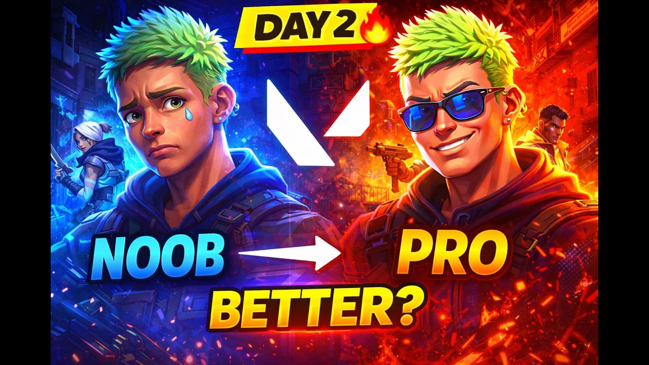 Noob2Pro Day 2 🔥 Improving in Valorant | Live Grind