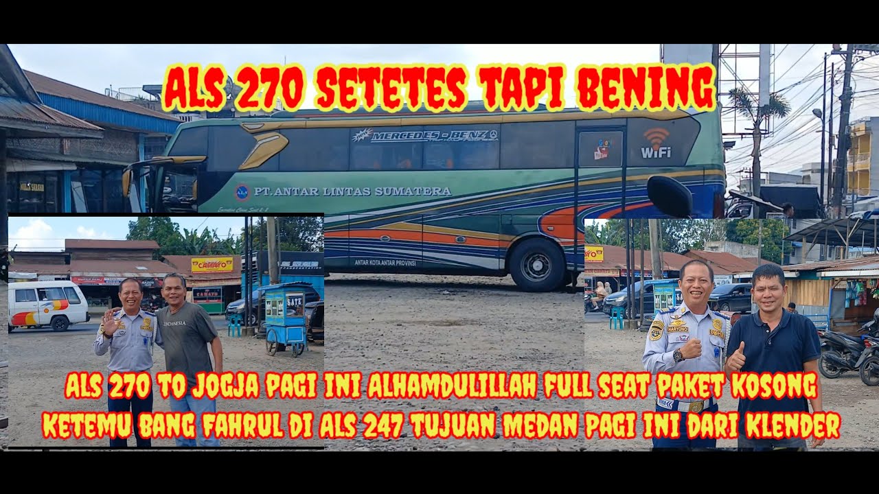 Als 270 to Jogja alhamdulillah full penumpang paket kosong # formasi lengkap 3 Driver ada crew baru