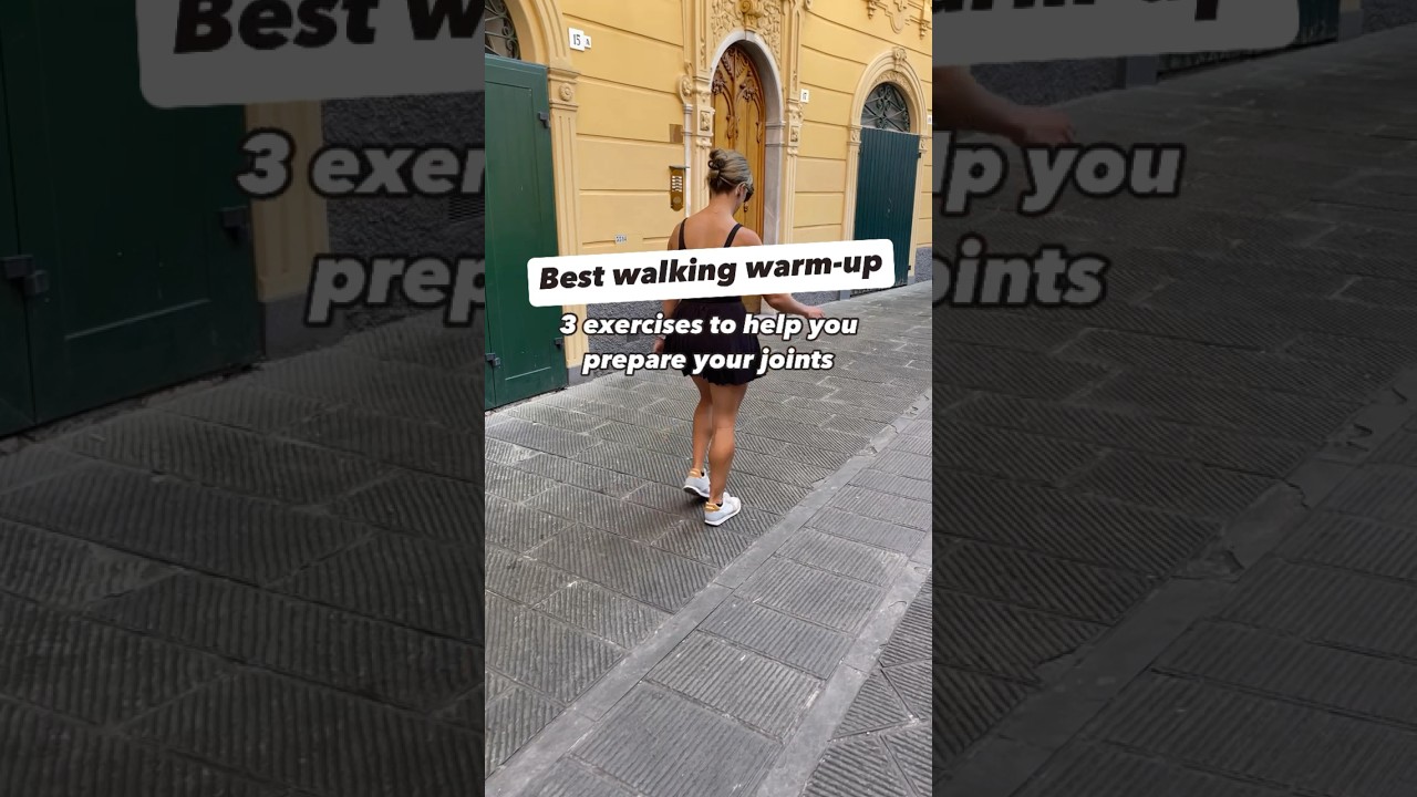 3 quick exercises for best walking warm up for your joints!