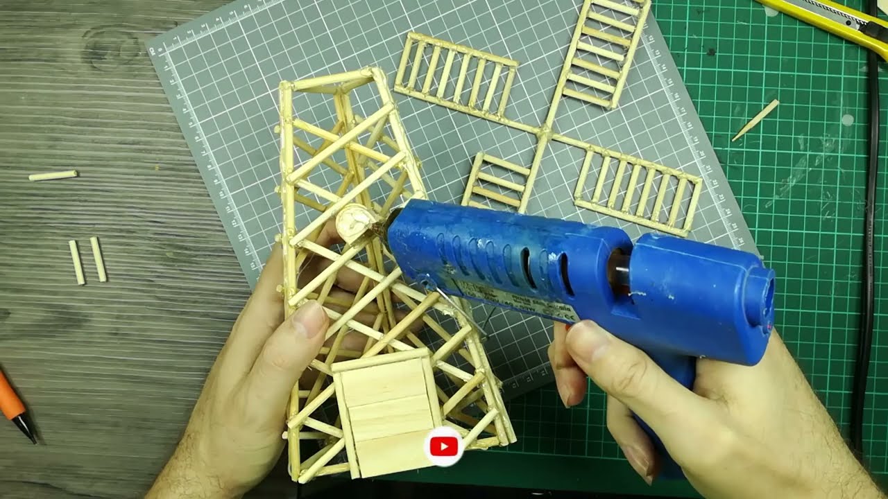 Bonito este Molino con palitos  | te enseño como | Facil de hacer