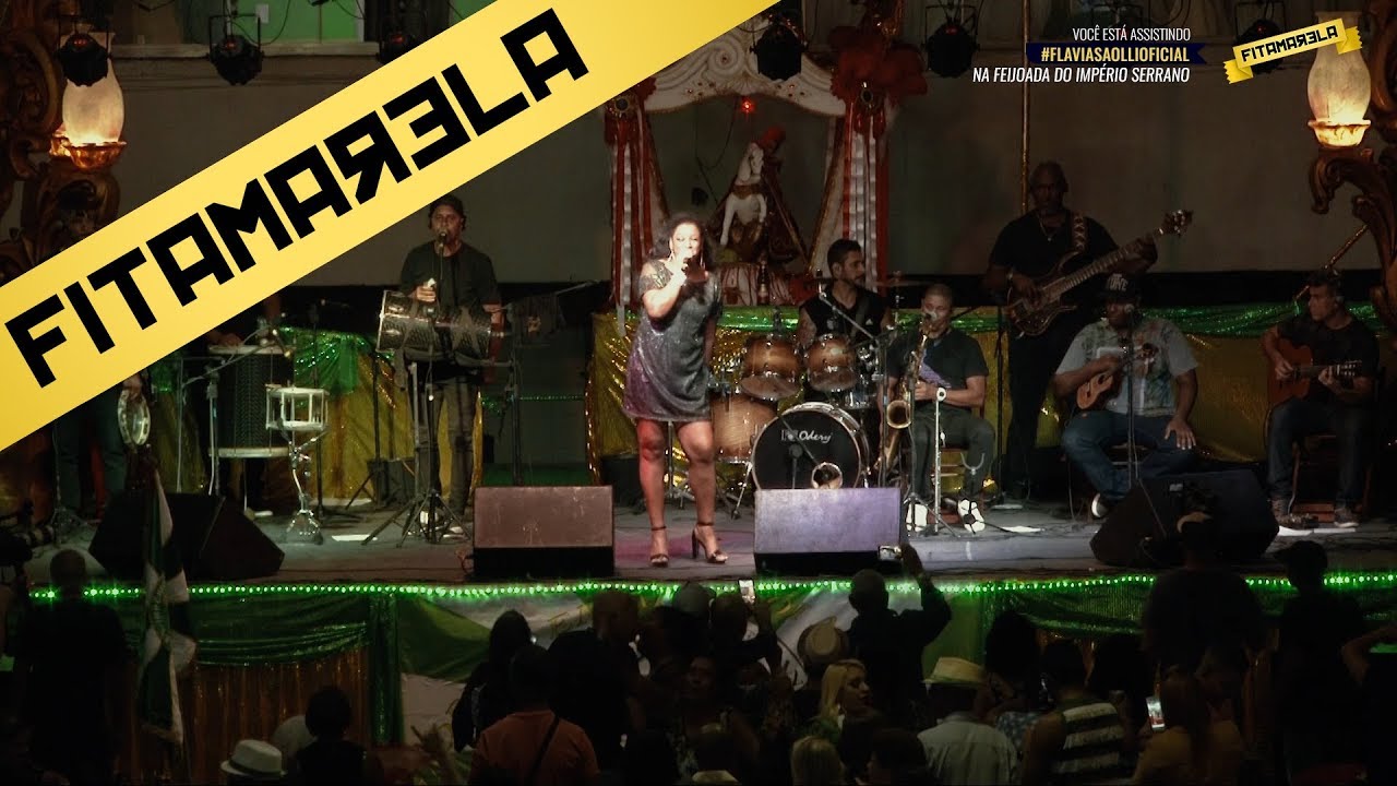 Fl&aacute;via Saolli ao vivo na Feijoada do Imp&eacute;rio Serrano parte 2