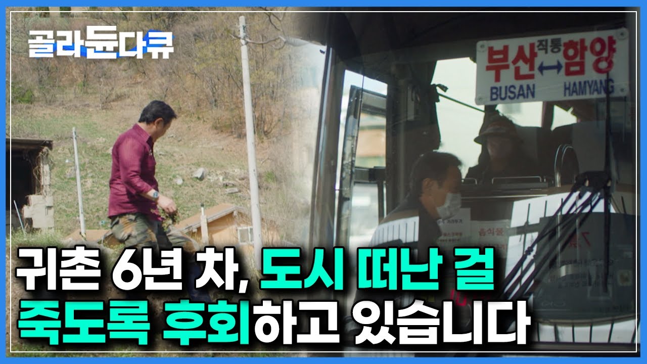 진짜 꿈만 같을 줄 알았다｜단순히 인프라 때문이 아니라는 귀촌 6년 차 남자는 왜 다시 도시로 돌아오려 할까?｜#골라듄다큐