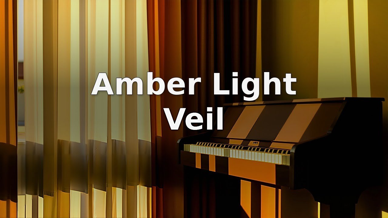 Amber Light Veil | Peaceful Moments | Calm Piano Mood