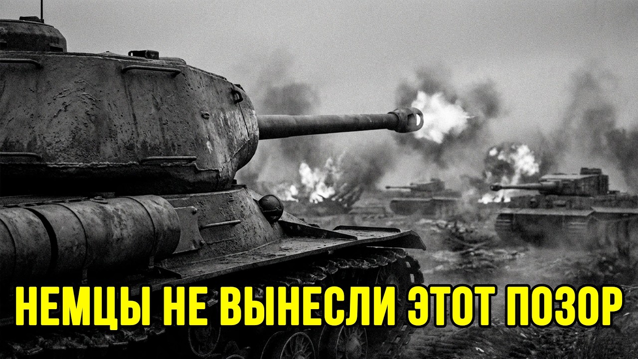 ГИТЛЕР В ЯРОСТИ: НЕМЦЫ СМЕЯЛИСЬ над ИС-2, НО он УНИЧТОЖИЛ 10 «Королевских тигров» за 12 минут!