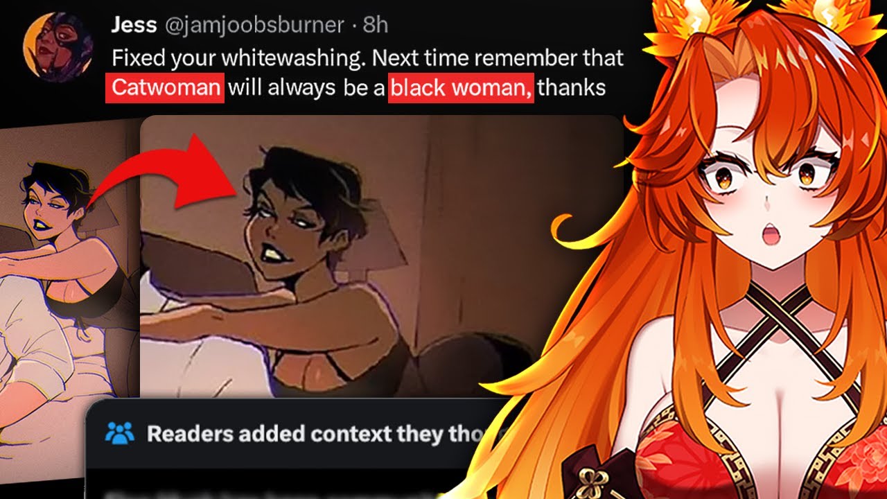 Community Notes Violating People (Whitewashing Art Edition) || Rev says desu React