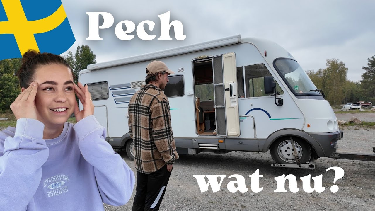 #28 Camper weggesleept door Zweedse ANWB & naar Örebro!