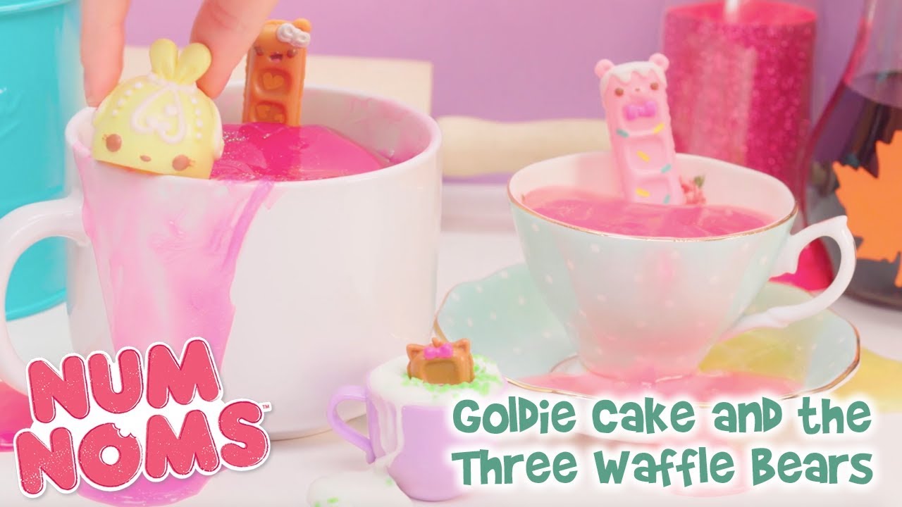 Goldie Cake & the Three Waffle Bears | Num Noms | Official Snackables Dippers Play Video