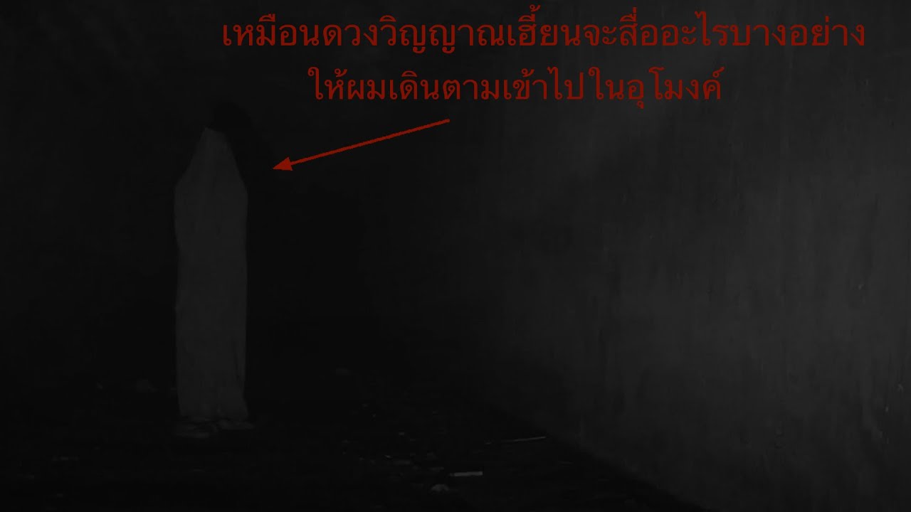 เหมือนดวงวิญญาณเฮี้ยนจะสื่ออะไรบางอย่าง“ให้ผมเดินตามเข้าไปในอุโมงค์??