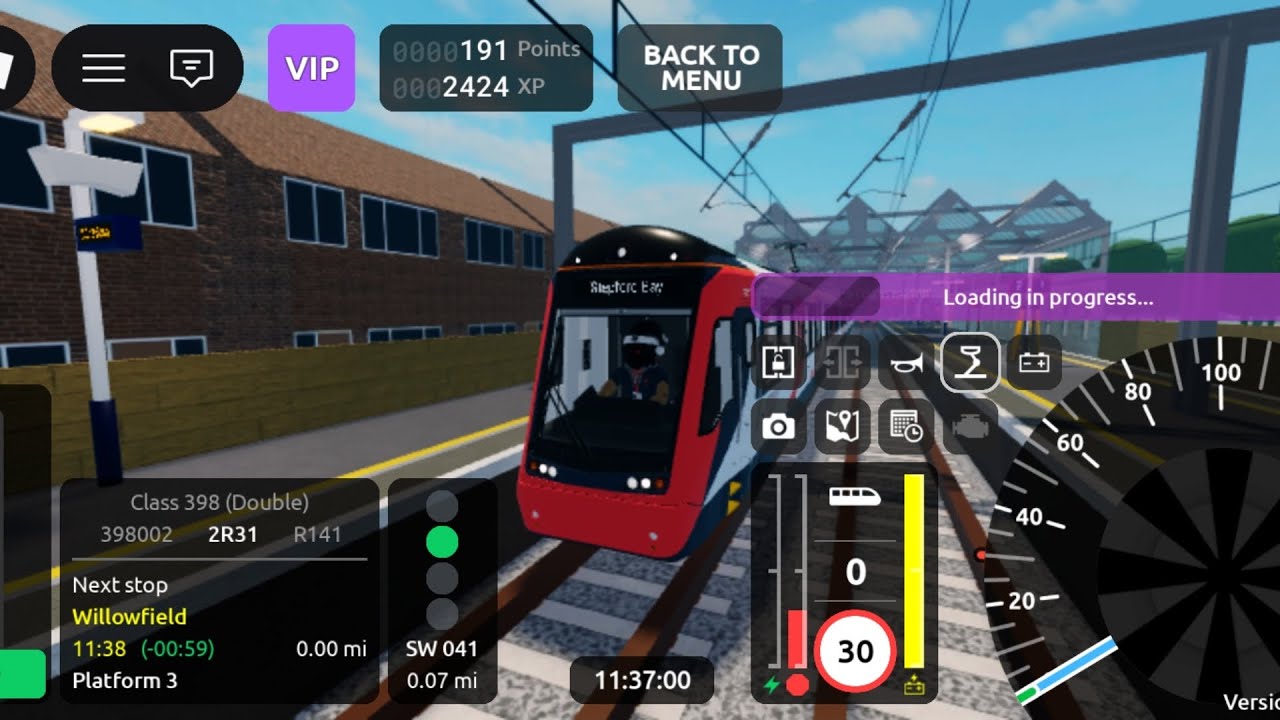 I was driving the new metro in Roblox Stepford County Railway
