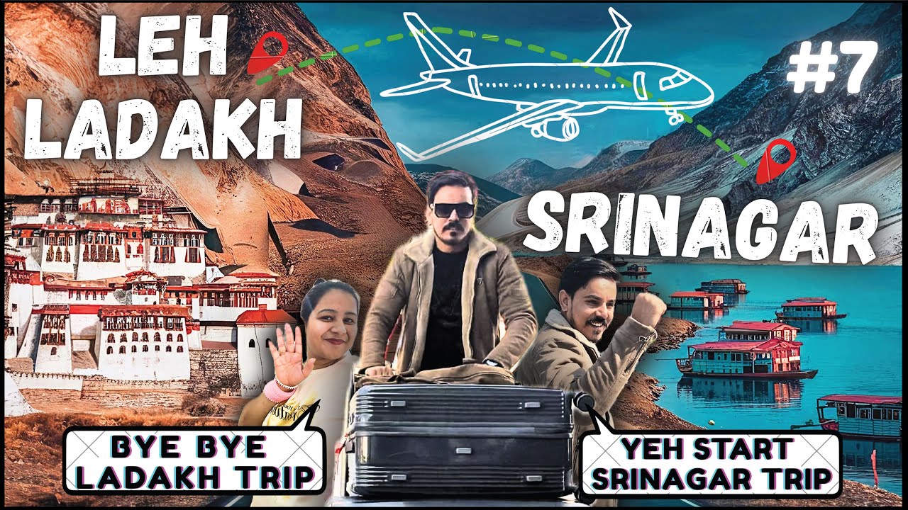 Ladakh & Srinagar Trip #Ep 7 Chlo Guys Ab Chl Pade Hum Srinagar Ki Taraf #leh To #srinagar #vlog 30