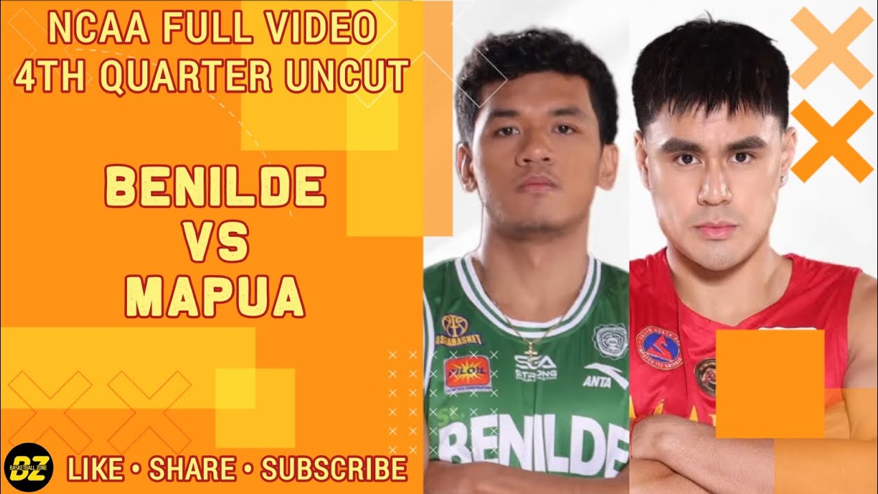 NCAA FINALS GAME 2 FULL 4TH QUARTER UNCUT: BENILDE VS MAPUA (DECEMBER 7, 2024)