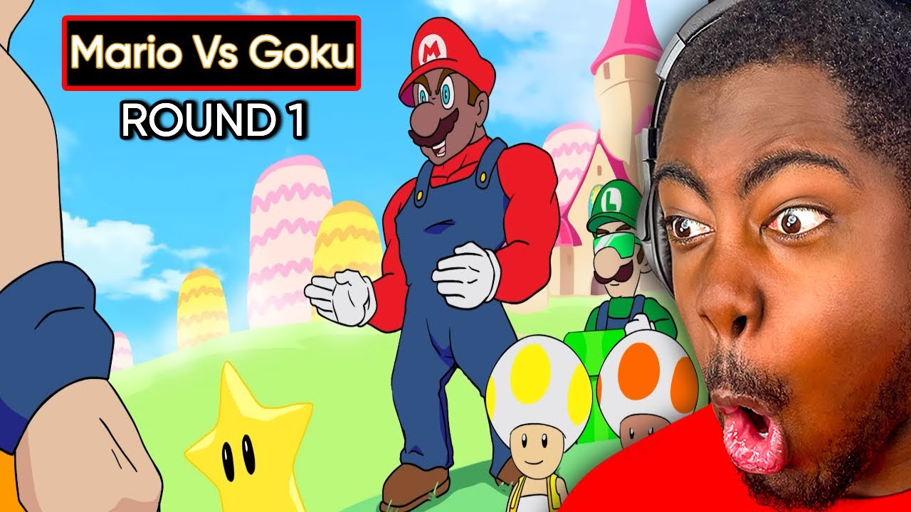 Goku Vs Mario Rap Battle Was TOO LIT!!🔥
