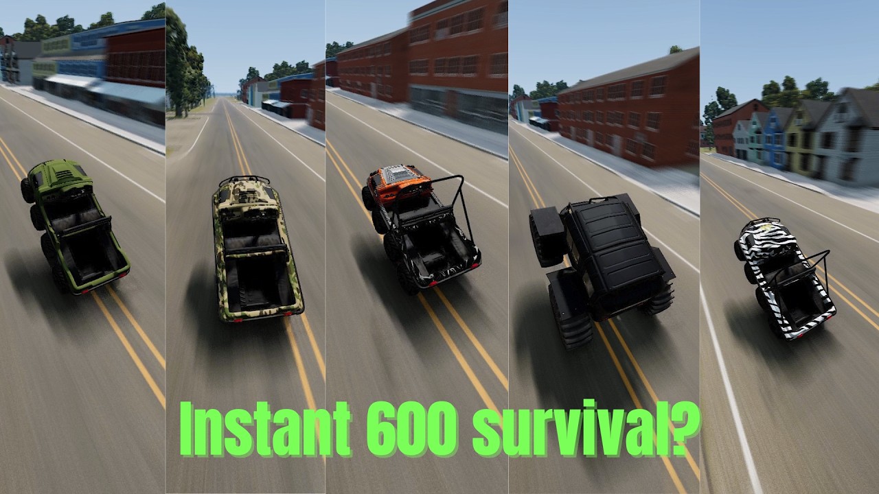 Instant 600 MPH Vehicle Physics | BeamNG.drive #1