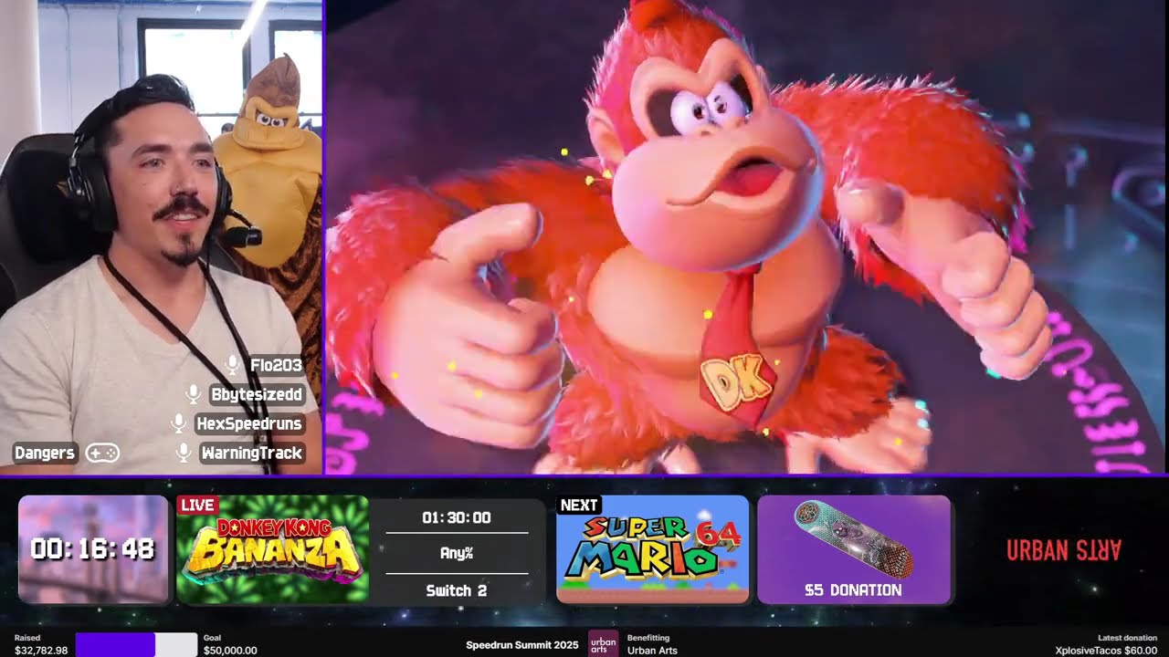 Donkey Kong Bananza in 1:17:45 by Dangers | Speedrun Summit 2025