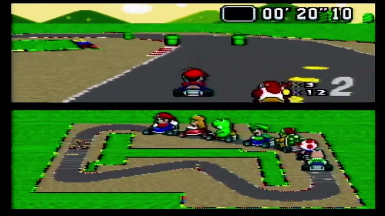 100ccで走るスーパーマリオカート