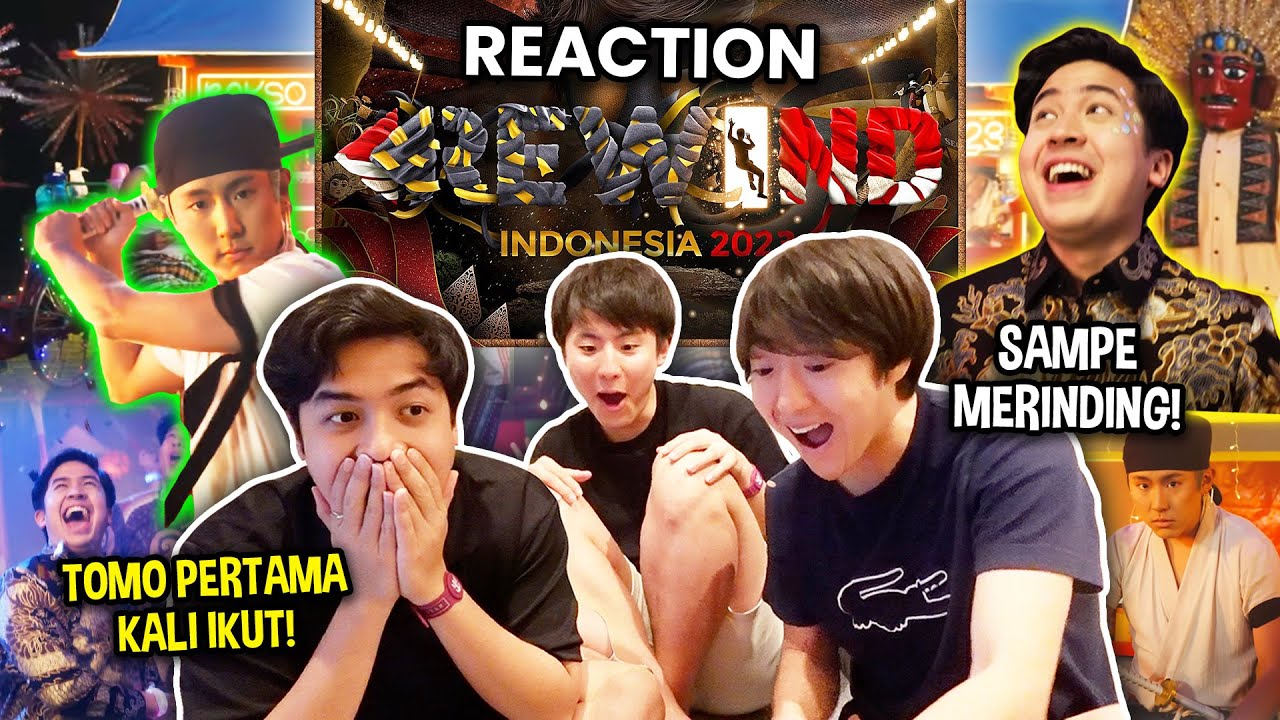 REACTION REWIND INDONESIA 2023! TOMO PERTAMA KALI IKUT, SAMPE MERINDING!!