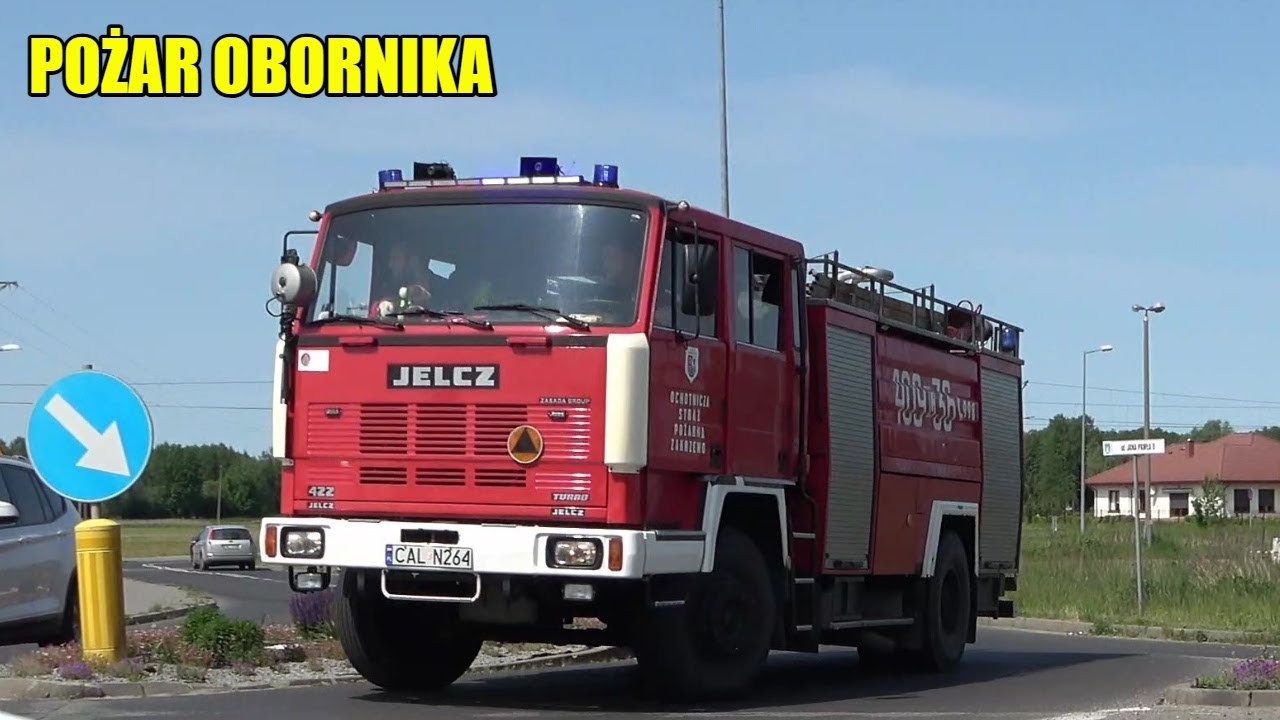 Alarmowo 2 ciężkie wozy z JRG Aleksandrów Kujawski i OSP Zakrzewo do pożaru obornika w Woli B.