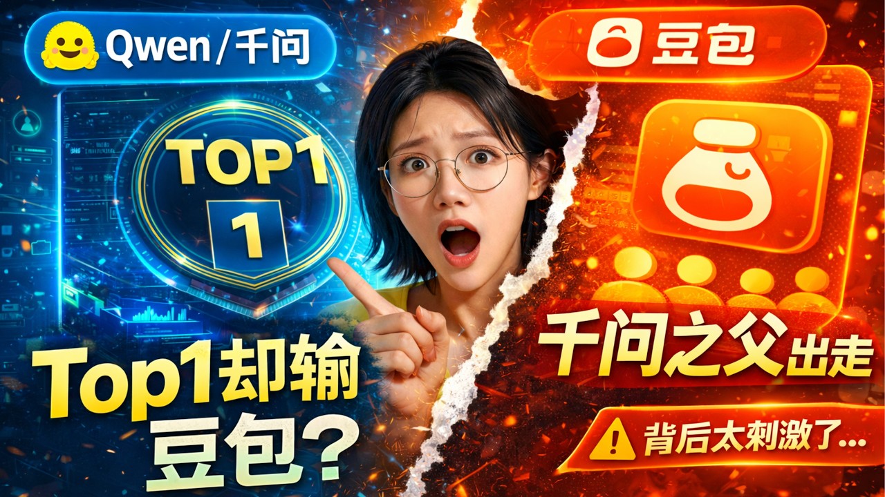 千问开源全球Top1却输给豆包？阿里千问“之父”林俊旸突然出走背后｜生态优势为何成枷锁 | Hugging Face
