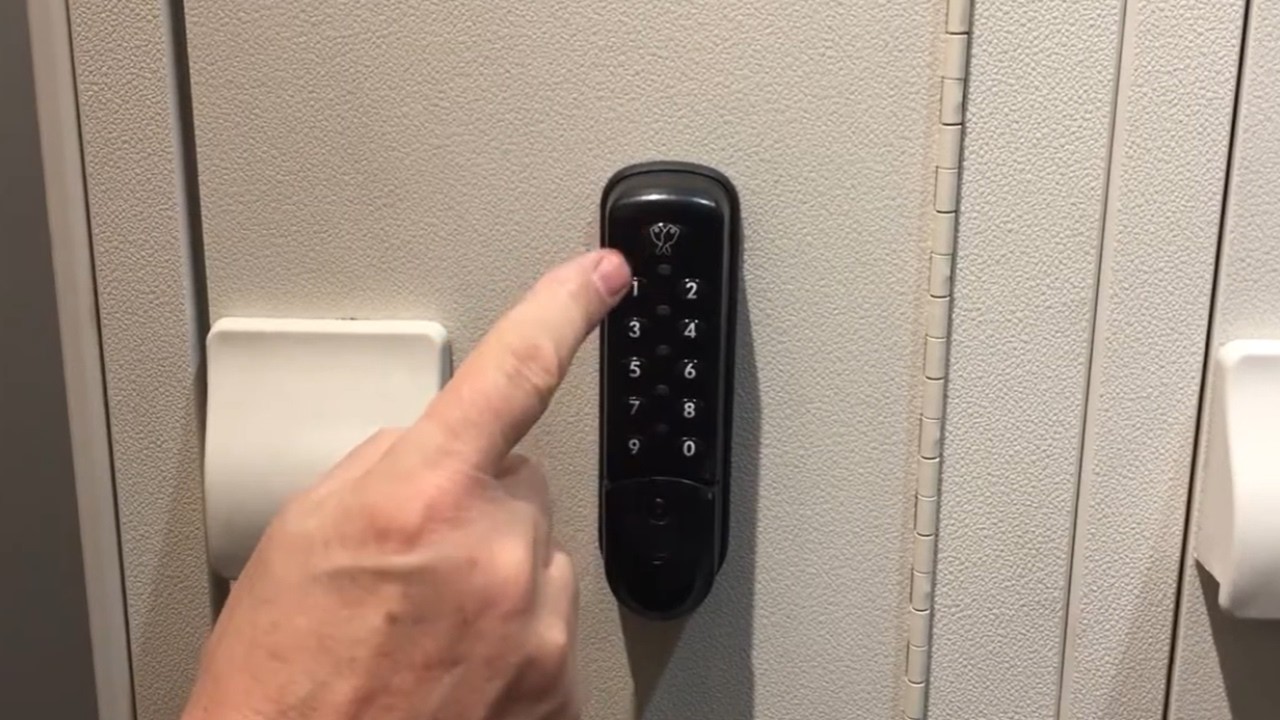 How to operate the Digital Combination Lock (DCL) option on Lenox Lockers