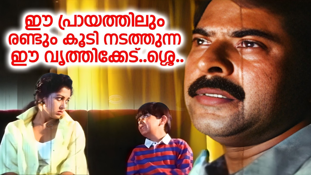 ഈ പ്രായത്തിലും രണ്ടും കൂടി നടത്തുന്ന ഈ വൃത്തിക്കേട്‌..ശ്ശെ..| Jackpot Movie | Mammootty  Movie Scene