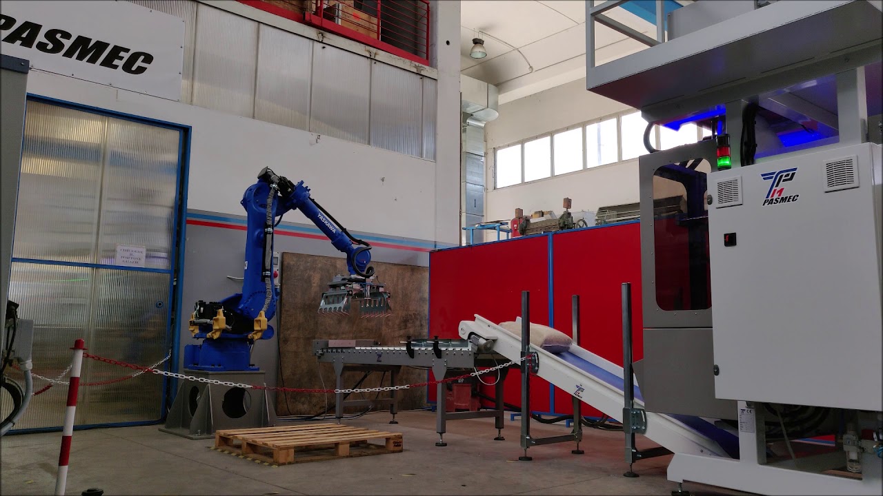 15kg - Form, fill and seal packing system with Yaskawa palletiser