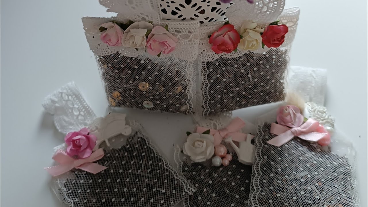 Sachet de thé lavande avec du tulle, sans Couture .🪻