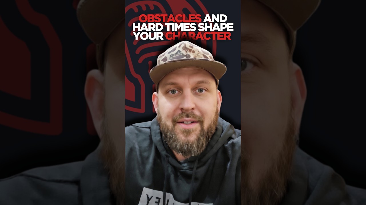 Obstacles and hard times are truly what shap your character #yoderstalk