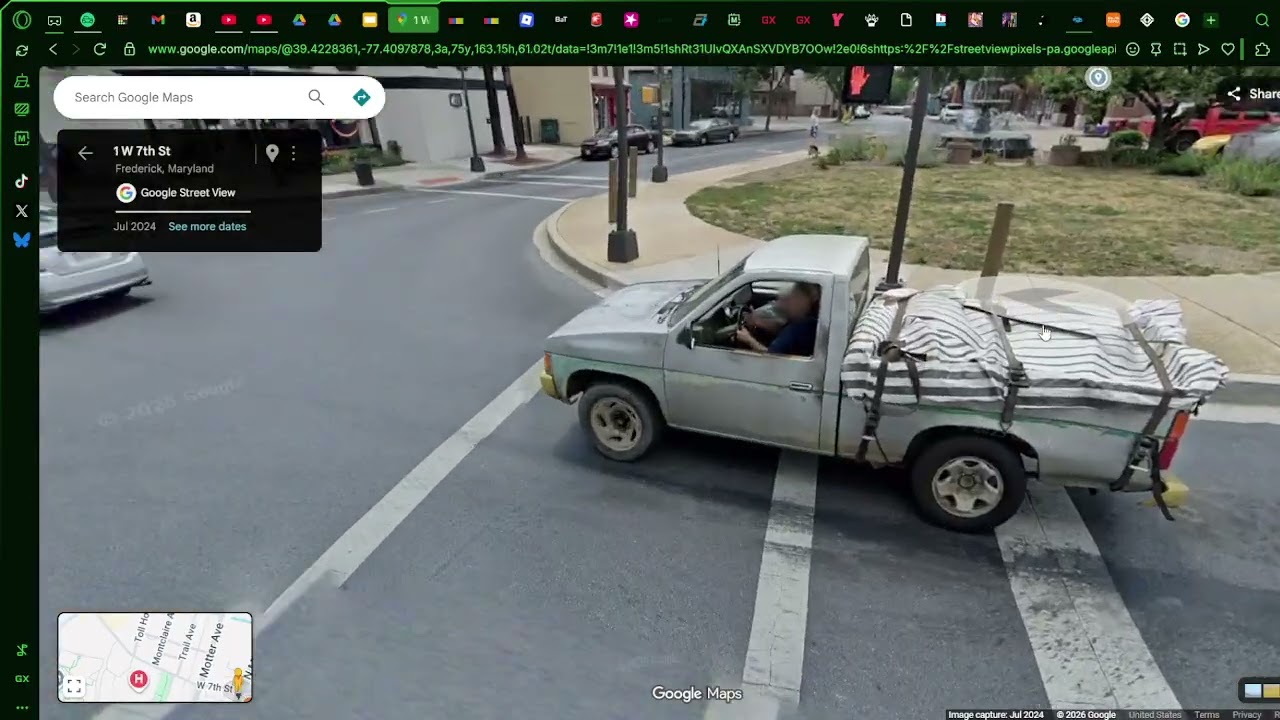 google maps car spotting in Maryland!