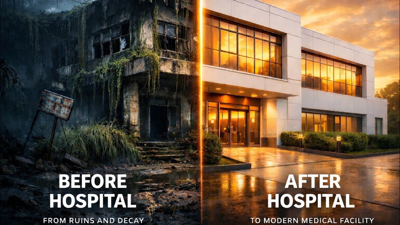 From Jungle Ruin to Lifesaving Haven | The Complete Restoration of an Abandoned Hospital