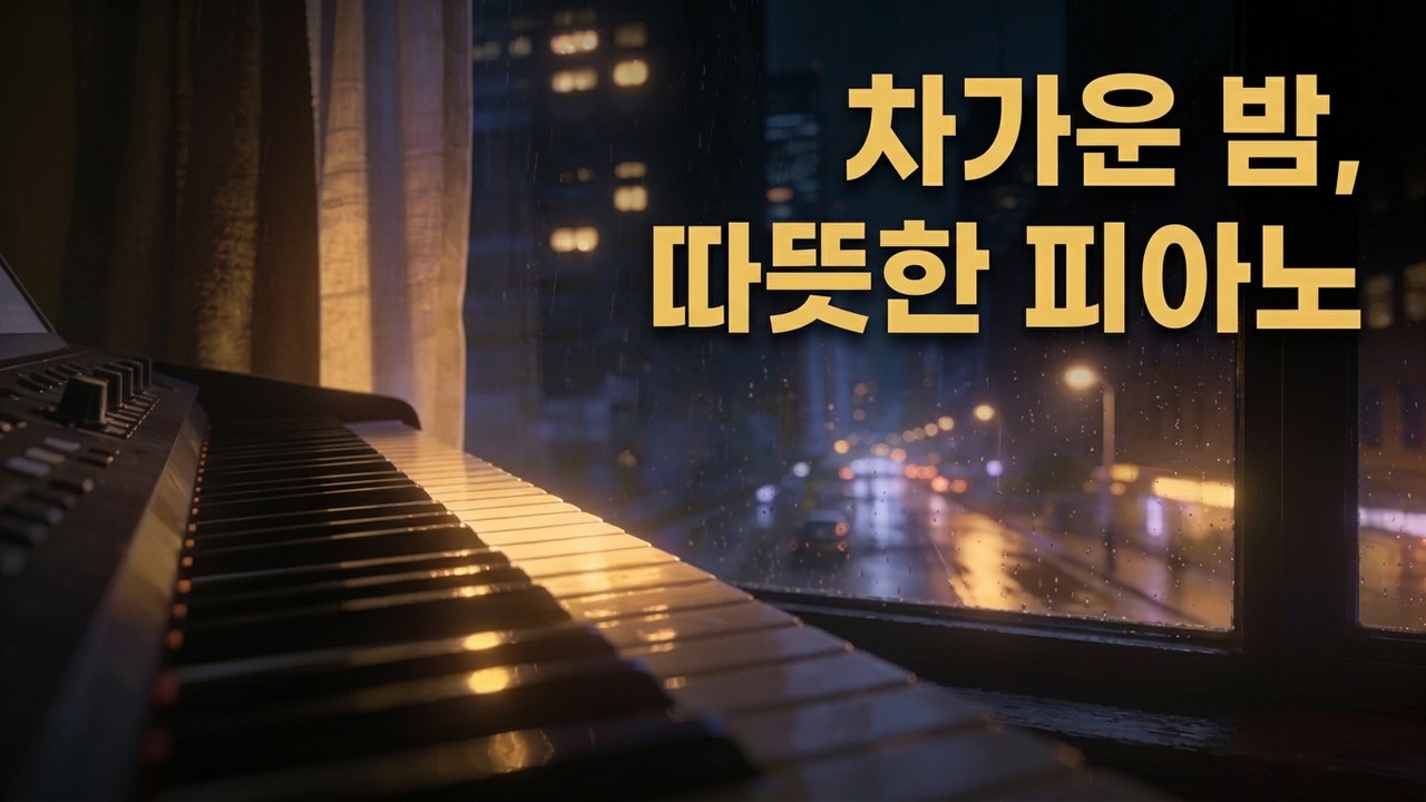 밤거리 피아노 | 따뜻한 재즈 감성