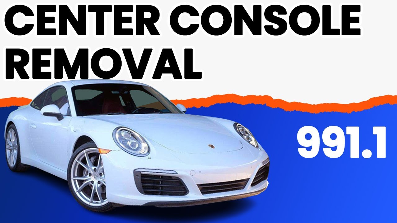 Porsche 991.1 Carrera Center Console Removal (2012 - 2016)