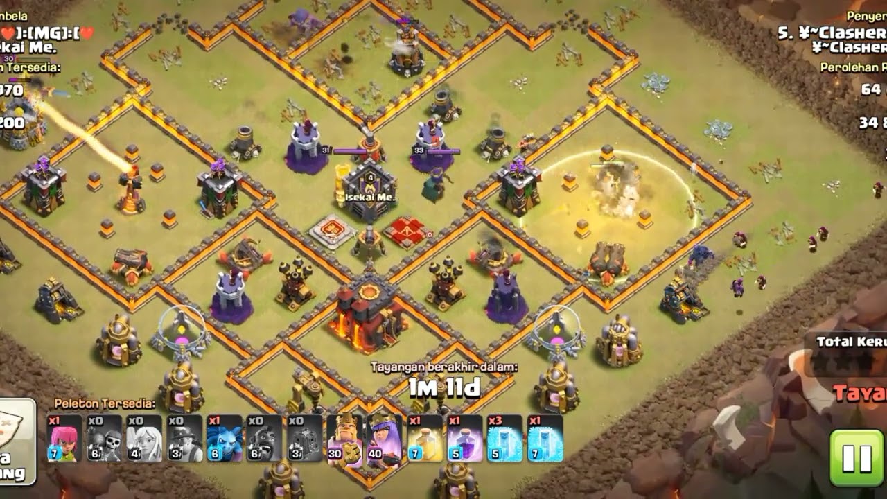 Serangan CWL kombinasi queenwalk minhog dan siggie barak th10.