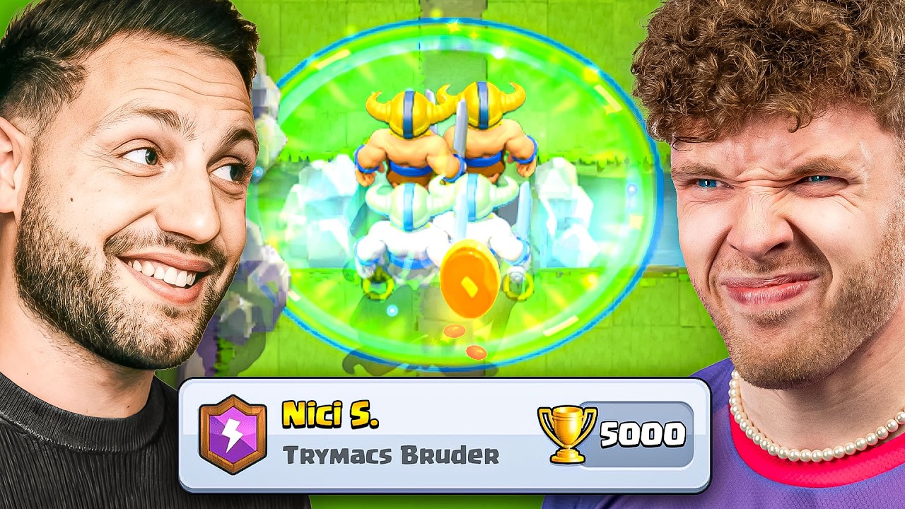 😱🤯ICH COACHE TRYMACS BRUDER NICI in CLASH ROYALE... (und bin überrascht!)