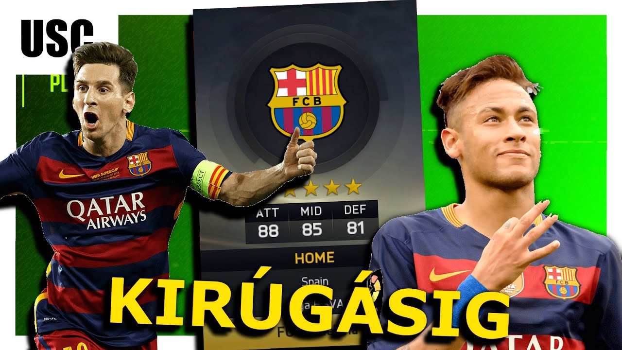 ,,Retro” Barcelona menedzsere lettem amíg ki nem rúgnak... Fifa 15-ben