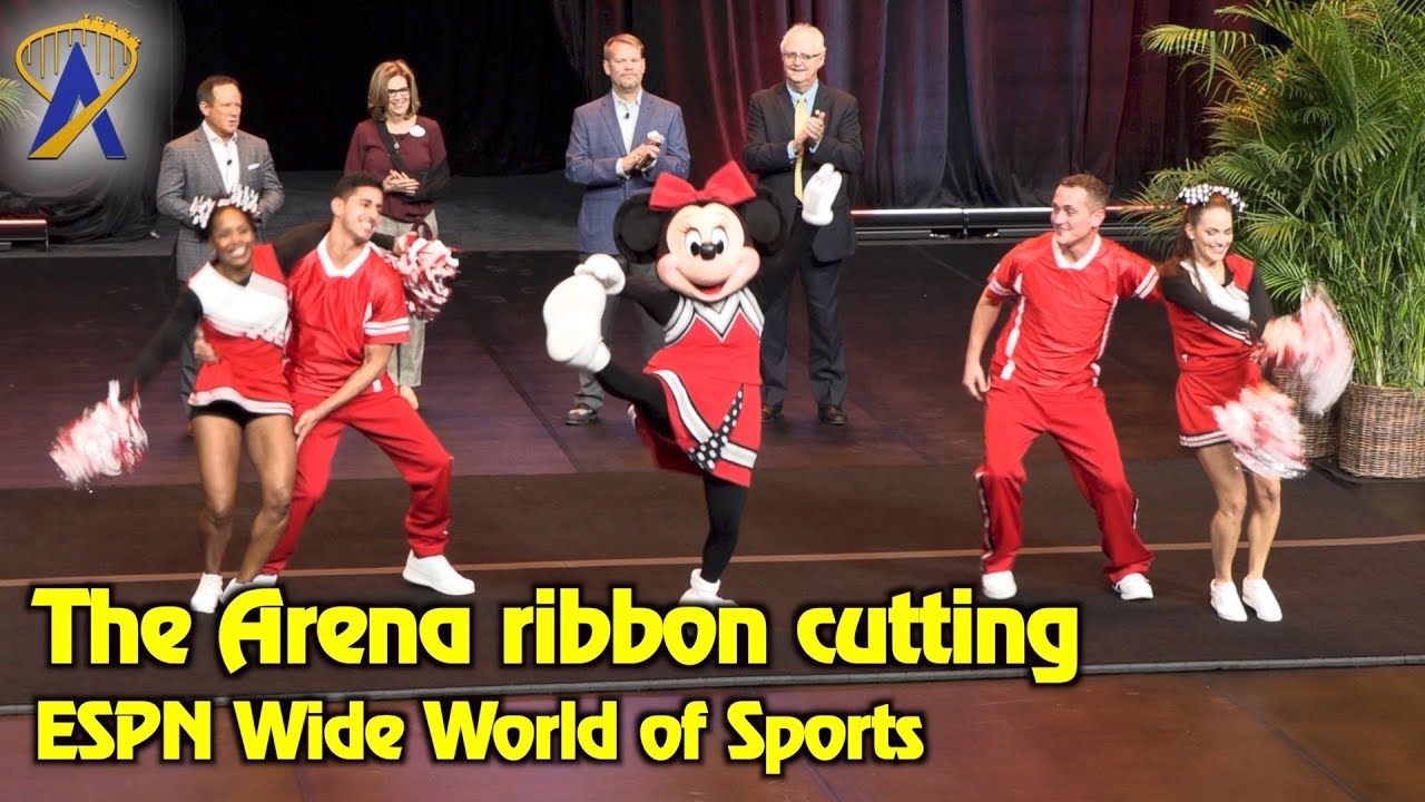 Minnie Mouse helps open The Arena at ESPN Wide World of Sports Complex